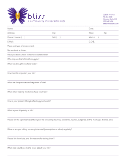 New Client Intake Form