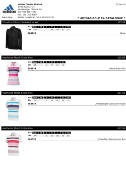 adidas golf ex-catalogue