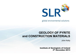 John Kelly - The Institute of Geologists of Ireland