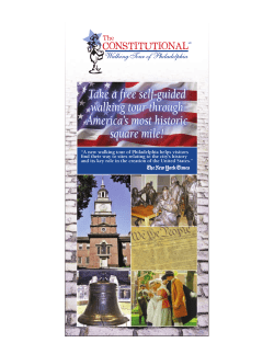 Constitutional Walking Tour of Philadelphia
