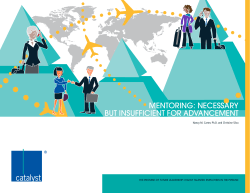 MENTORING: NECESSARY BUT INSUFFICIENT FOR