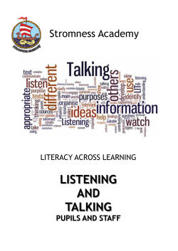 listening and talking