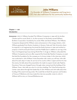 John Williams - Voices of Oklahoma