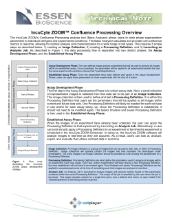 Confluence Processing Overview