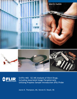 GC/MS System for Illicit Drug Identification