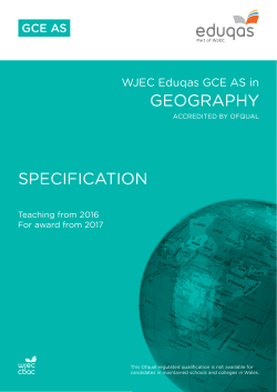 geography specification