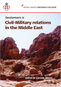 Developments in Civil-Military relations in the Middle East