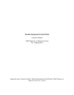 Brazilian Immigrants in South Florida