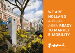 E-mobility in the Netherlands