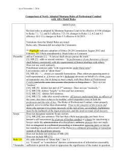 Montana - American Bar Association