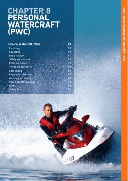 personal watercraft (pwc) - Transport Safety Victoria