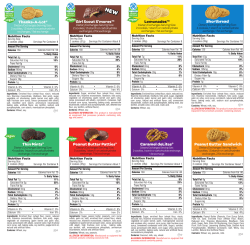 Cookie Nutrition Information