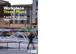 Workplace Travel Plans