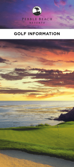 Final 2014 Golf Info Brochure