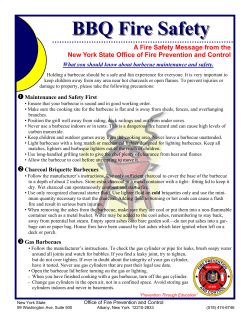 BBQ Safety - Commack Fire Department