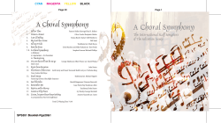 A Choral Symphony