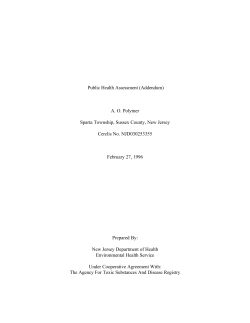 AO Polymer Public Health Assessment