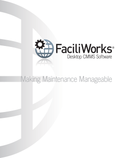 FaciliWorks CMMS Desktop Software