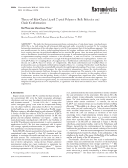 Theory of Side-Chain Liquid Crystal Polymers: Bulk Behavior and