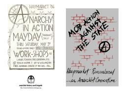 Mob Action Against The State: Haymarket Remembered