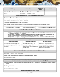 Lesson 1 - Florida Department of Education Holocaust Task Force