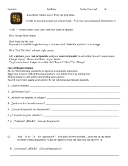 Nombre: Apellido: Fecha: Hoy es el_______