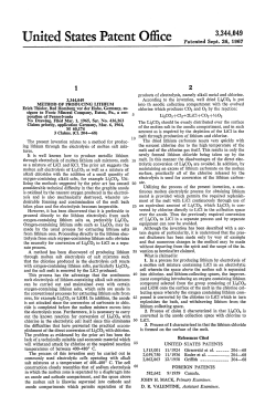 Method of producing lithium