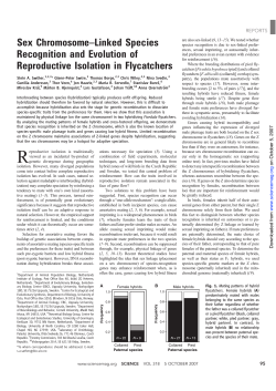 Saether et al 2007 (Science)