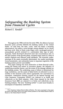 Safeguarding the Banking System from Financial Cycles