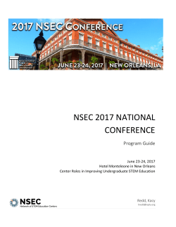 NSEC 2017 National Conference
