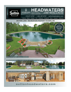 meyers lake - recreation property in erin, on - Sutton