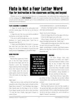 Flute in Not a Four Letter Word