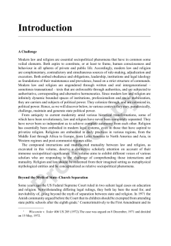 The Need for Political Research of Law and Local