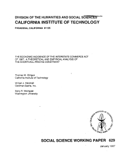 The economic in e commerce act of 1887