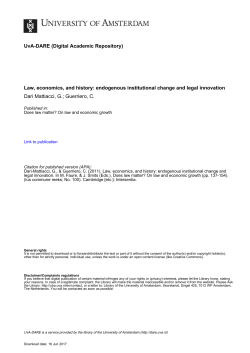 Law, economics, and history