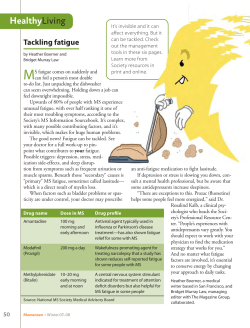 HealthyLiving - National Multiple Sclerosis Society