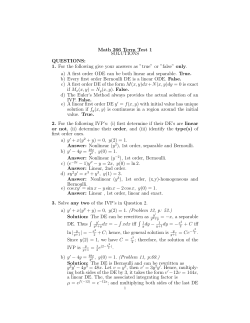 Test.1 Solutions