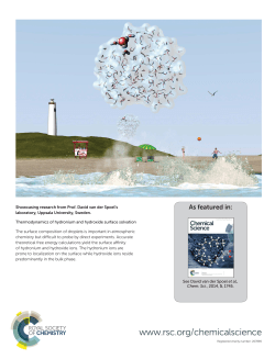 Thermodynamics of hydronium and hydroxide surface