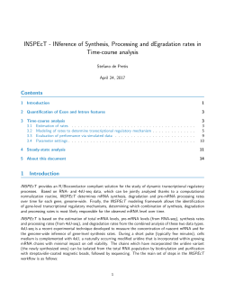 INSPEcT - INference of Synthesis, Processing and