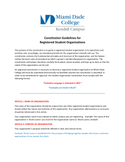 Constitution Template