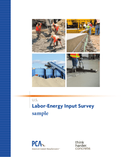 See a sample of the Labor-Energy Input Survey.
