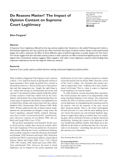 Do Reasons Matter? The Impact of Opinion Content on