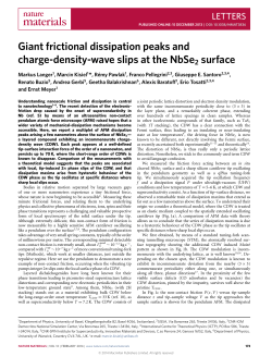 nanoscale friction