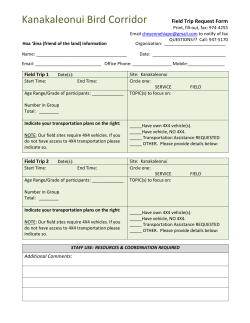 Kanakaleonui Bird Corridor - Mauna Kea Watershed Alliance