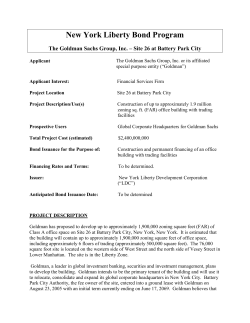 New York Liberty Bond Program