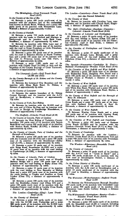 THE LONDON GAZETTE, 20m JUNE 1961 4595