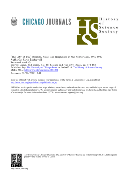 "The City of Din": Decibels, Noise, and Neighbors