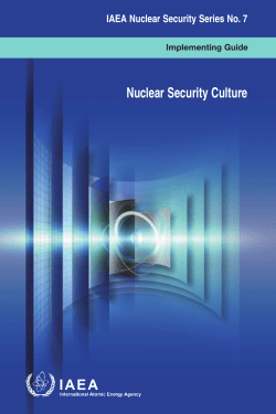 Nuclear Security Culture