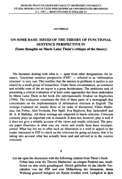 ON SOME BASIC ISSUES OF THE THEORY OF FUNCTIONAL