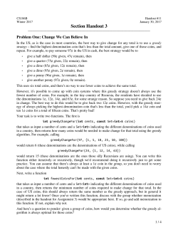Section Handout 3